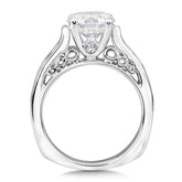 Channel Diamond Engagement Ring